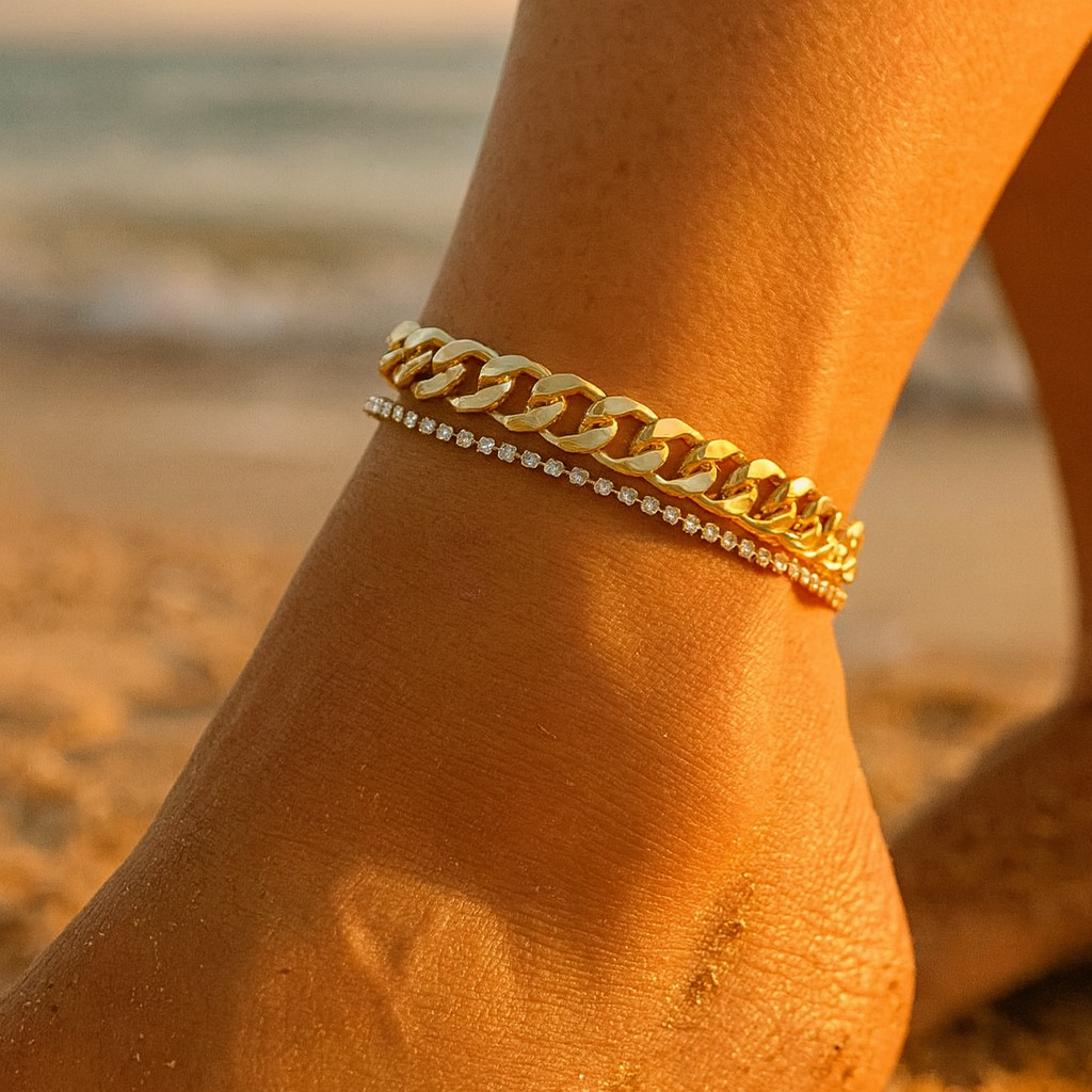 Link Anklet Set