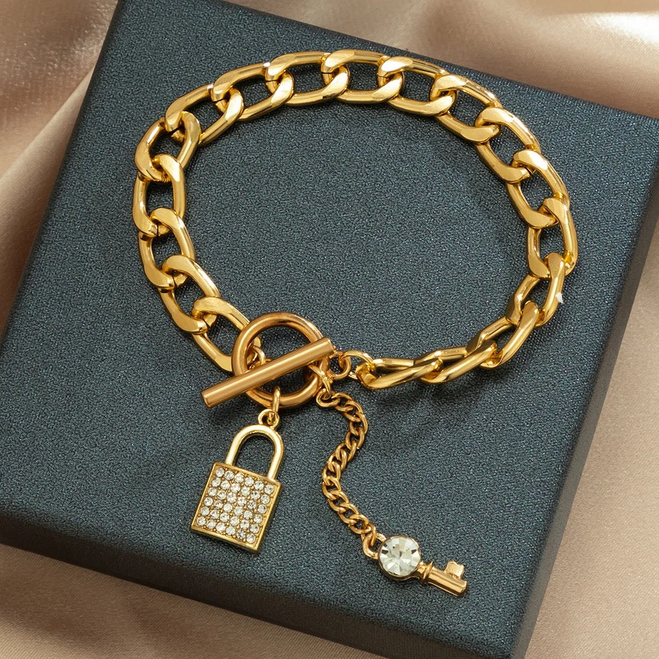 Lock & Key Bracelet