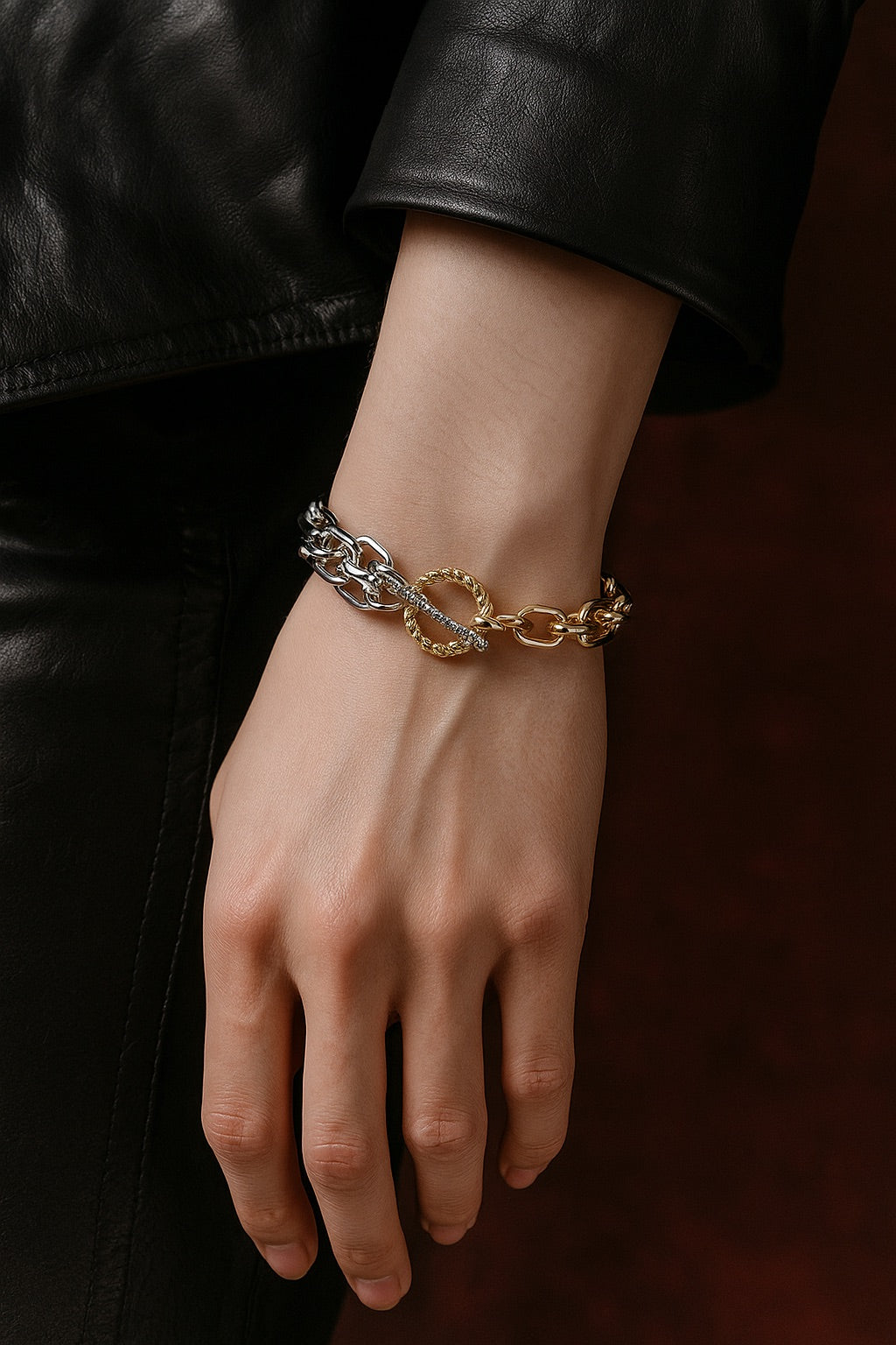 Two Tone Bracelet | Stainless Steel