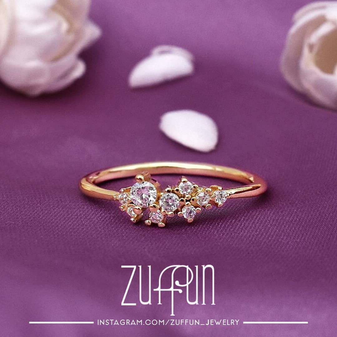 Lustre Ring & Necklace Set | Zirconium