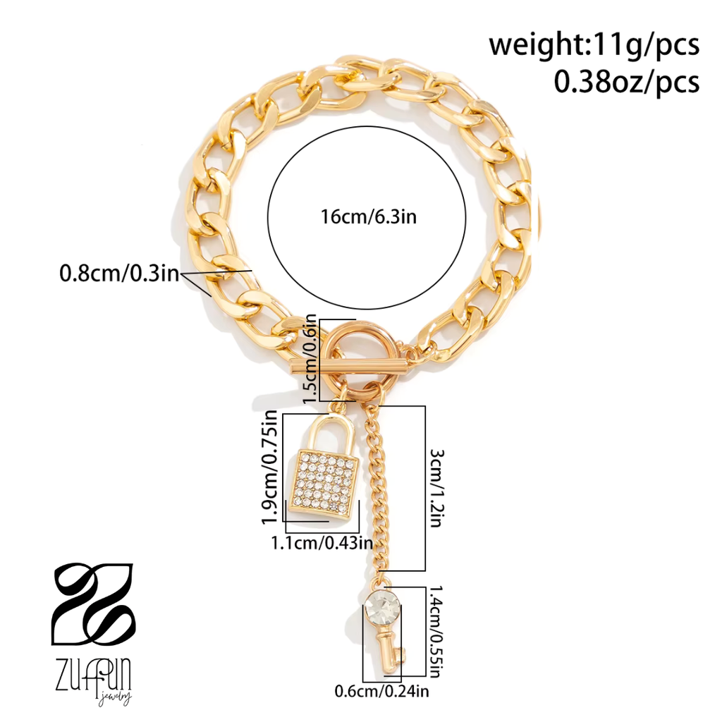 Lock & Key Bracelet