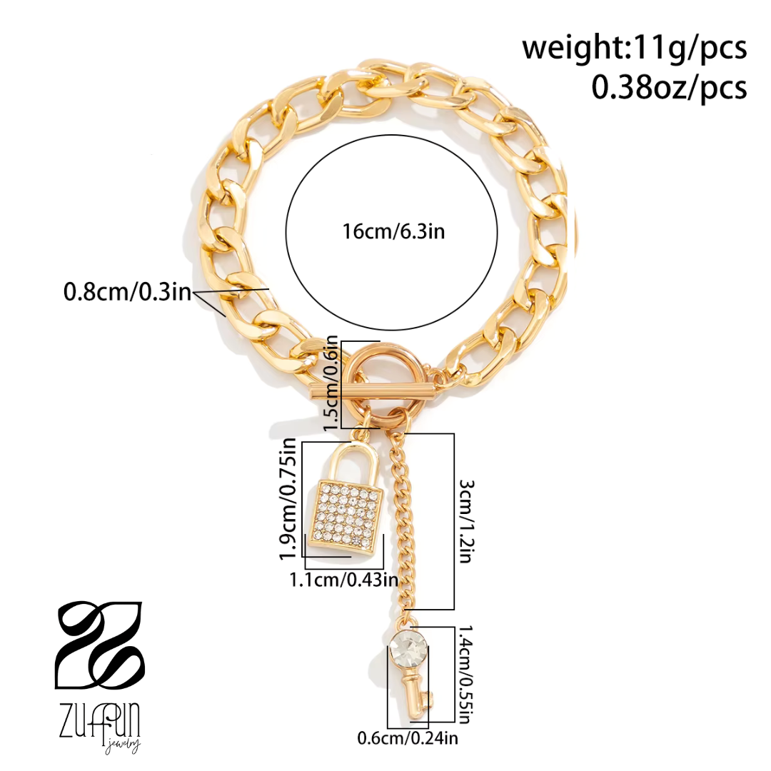 Lock & Key Bracelet