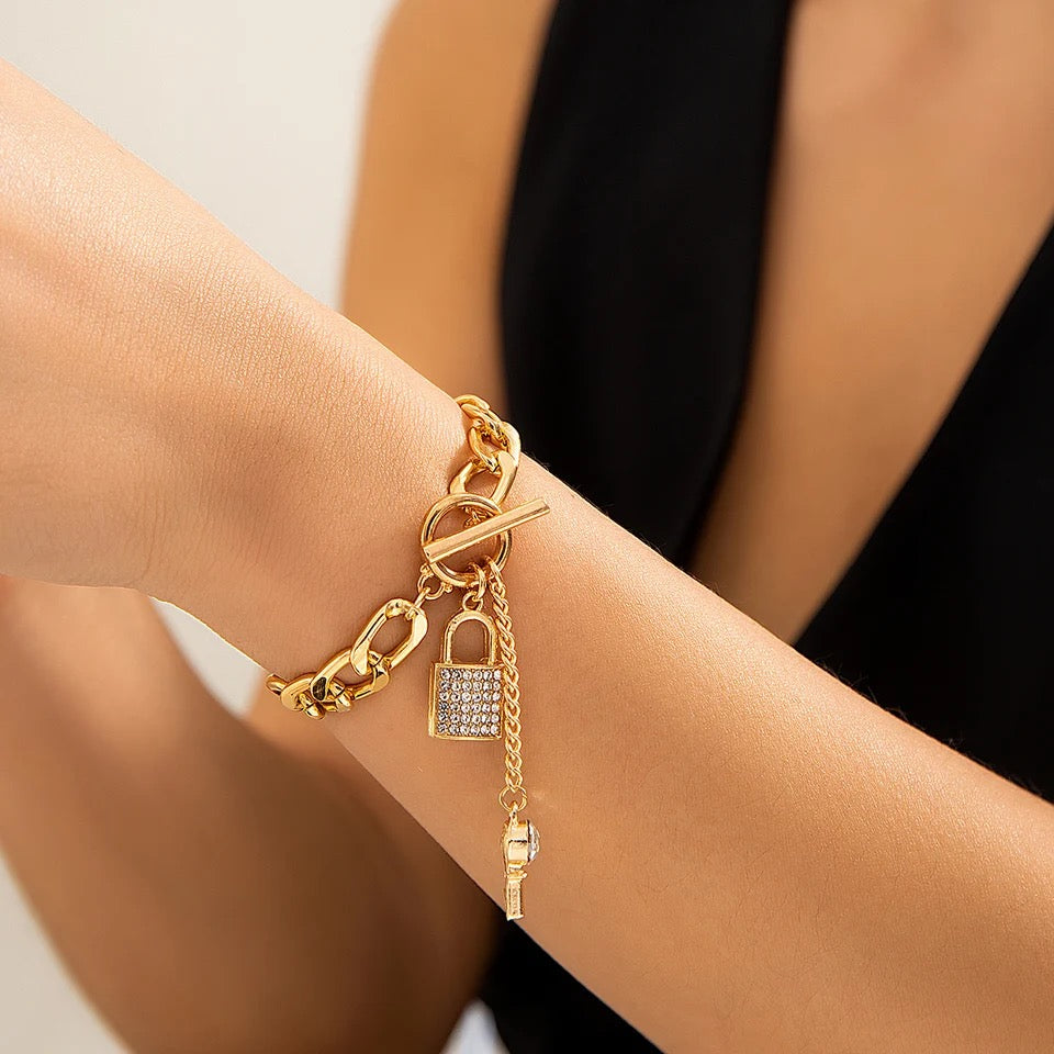 Lock & Key Bracelet