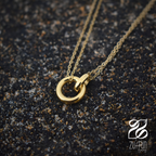 Interlocked Necklace -Stainless Steel