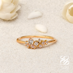 Lustre Ring & Necklace Set | Zirconium