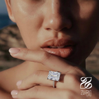 Radieusé Engagement Ring - Sterling Silver and Zirconium