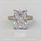 Radieusé Engagement Ring - Sterling Silver and Zirconium