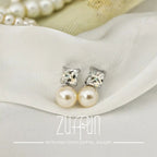 Elegance Pearl Studs - Dainty