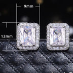 Elegance Studs - White