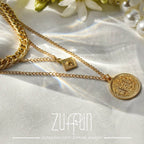 Multi-Layered Coin Necklace