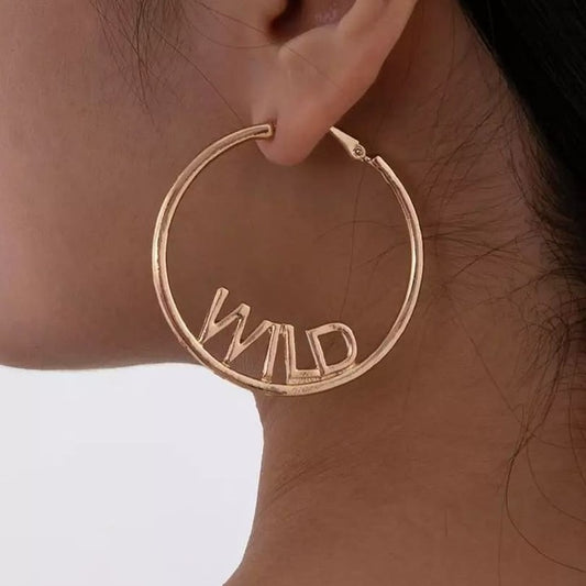 Wild and Free Big Hoops