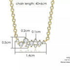 Lustre Ring & Necklace Set | Zirconium